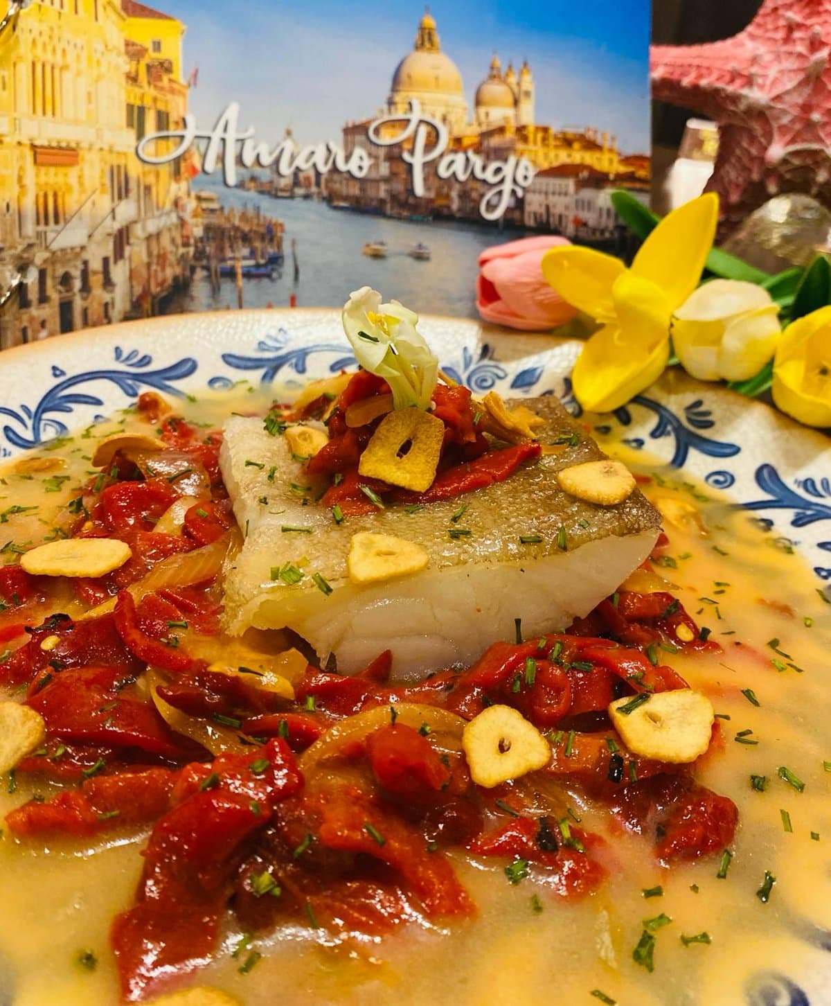 Plato de las jornadas en Amaro Pargo